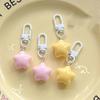 Chubby Chubby Milk Yellow Star Keychain Pentagram Yellow Pink Stars Keychain   Birthday Gifts