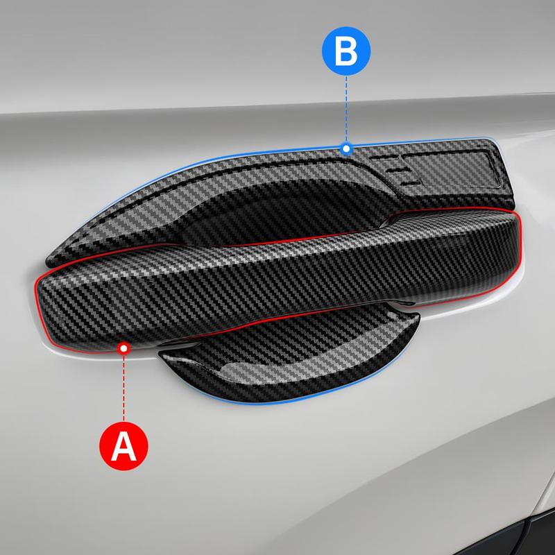 For Honda CR-V CRV 6th Gen -2025 Hybrid ABS Carbon Fiber Car Door Handle Bowl Cover Exterior Trim Decoration