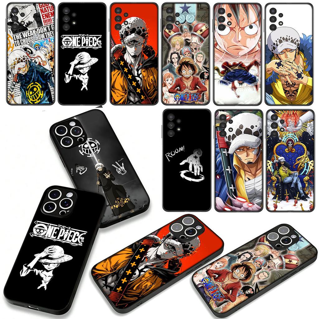 Чехол для телефона Трафальгар Д. Вотер Д. Луффи One Piece для Apple iPhone 16 15 14 Plus 13 12 Mini 17 Pro Max + ProMax 16E Air 15+ Чехол