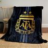 Gold emblem with "AFA," two stars, laurel wreath, and vertical stripes. for all seasons blanket lunch break throw gift