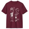 Мужская футболка с рисунком Beavis and ButtHead, хедбэнгинг  Смешные футболки из чистого хлопка, с круглым вырезом, с коротким рукавом, Новое поступление, Топы