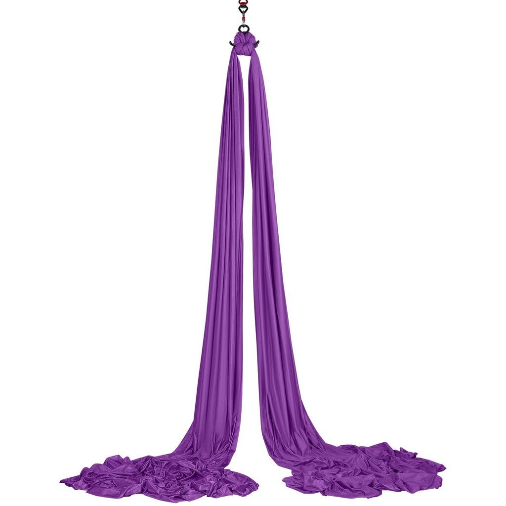 Aerial Silk & Yoga Swing, 8.7 Yards, Aerial Yoga Hammock Kit with 100gsm Nylon Fabric, Full Rigging Hardware & Easy Set-up Guide, Antigravity Flying