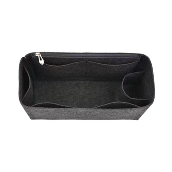 Tote Bag Insert Organizer Felt Insert with Multiple Pockets Makeup Phones Keys Organizer Protector for Tote Bag Interior Use