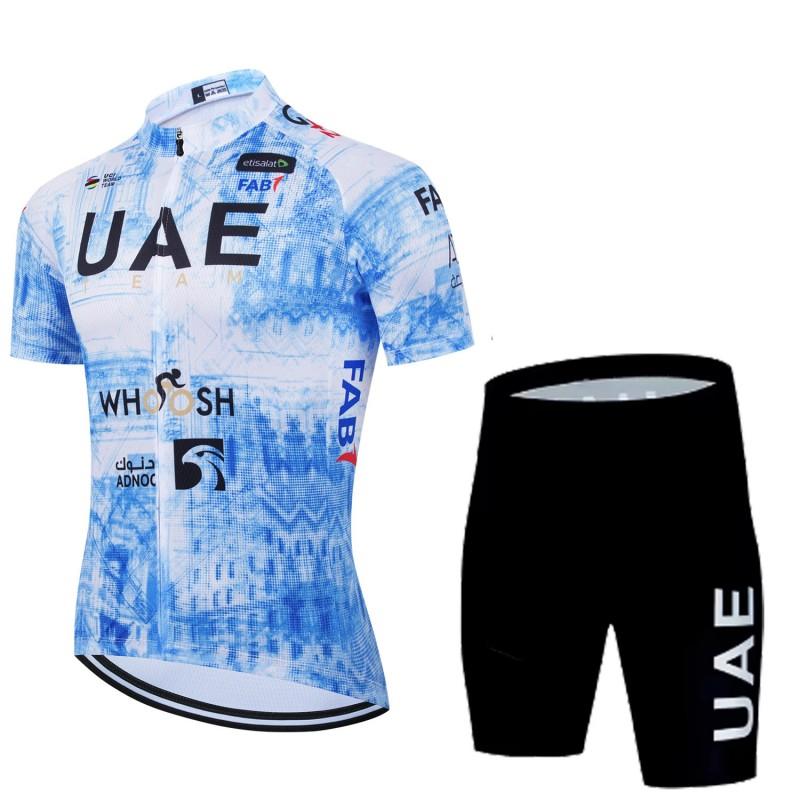 Men Women Cycling Jersey Set Short Sleeve Top Bib Shorts Quick Dry Breathable Bike Sportswear