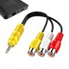 3.5mm Jack To 3 RCA Male Audio Video AV Cable AUX Stereo Cord 3RCA Standard Converter Wire For T CL TV Speaker Box D VD Player