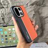 For OnePlus 15 Case Simple PU Vegan Leather Siliconed Phone Back Cover For One Plus 15 Shell Dustproof Shockproof Bumper