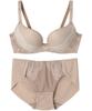 Amphi Wacoal Bra and Panty Set with Molded Cups for Cleavage and Reduced Back and Side Gaps and Panty BCC301 BE G70 (Bra Set)