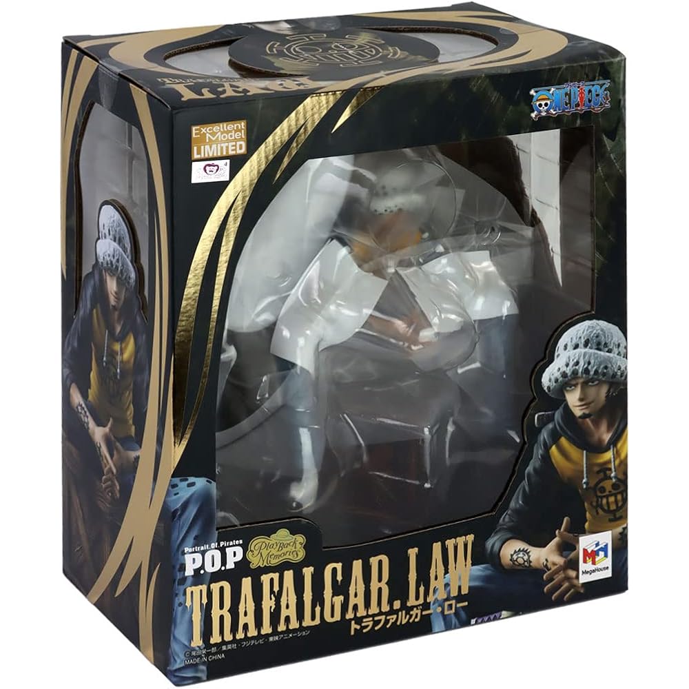 MegaHouse One Piece Playback Memories Трафальгар Ло Пиратский Портрет Коллекционная Фигурка