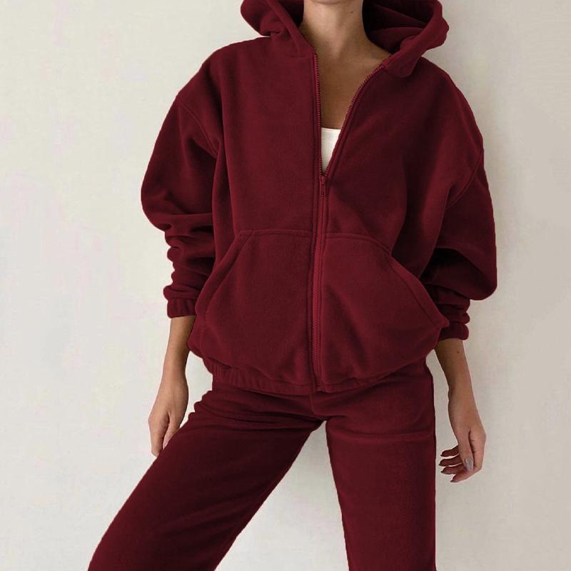 Women's Fashionable Sports Casual Sweatshirt Suit
