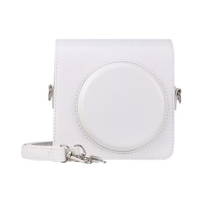 Сумка для камеры HIYQIN Instax FUJIFILM instax SQUARE SQ1, защитный чехол для камеры с плечевым ремнем, чехол из искусственной кожи, (белый)