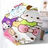 1pc Hello Kitty & Friends Automatic Opening Umbrella - Portable Tri-Fold Design with 8-Bone Iron Frame, Perfect for Outdoor Use, Festive Gifts, Travel
