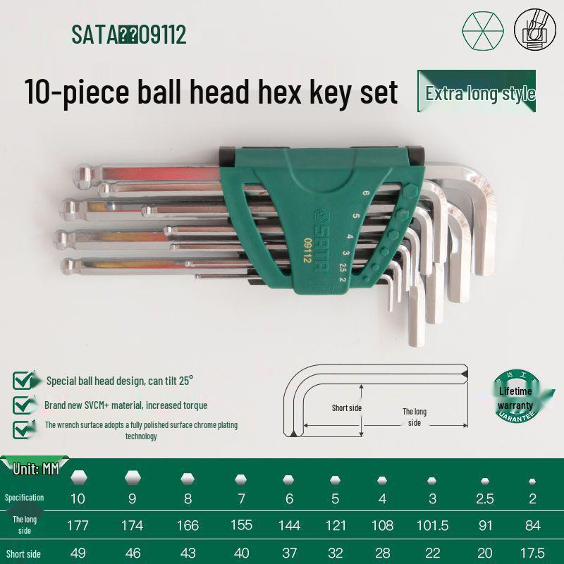 Набор шестигранных и Torx ключей и отверток