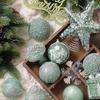 Небьющиеся рождественские подвески Мерцающие шары для праздничного украшения Внутреннее и наружное украшение
