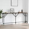 VidaXL Console Table Brown Oak 180x23x75 Cm Engineered Wood 837771
