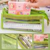 Large Capacity Pen Case Transparent PVC Storage Organizer New Zipper Pouch  Students