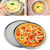 6''-12'' Home  Oven Net Kitchen Baking Tray Aluminium Mesh Plate Pan Pizza Screen