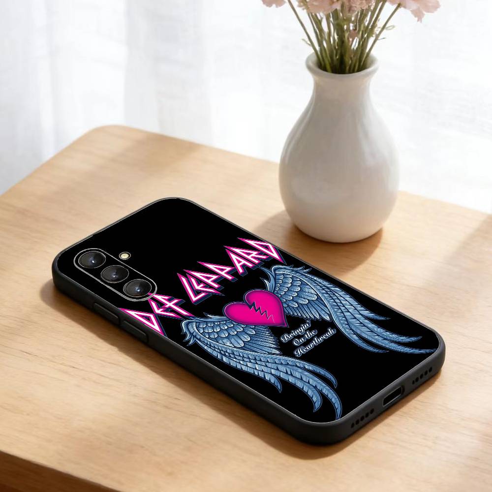 Популярная рок-группа D-Def leppard Чехол для телефона Samsung Galaxy A73,A21s,A22,A31,A52,A53,A71,A41 Мягкий черный корпус