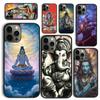 Лорд Шива Индуистский Бог Будда Индия Мягкий Чехол для Телефона Для iPhone 17 Air 16 15 14 Max Plus 11 12 13 Pro Max Телефон coque Fundas