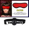 Funny Adult Bondage Whip Blindfold SM Handcuffs Footcuffs Sex Massager