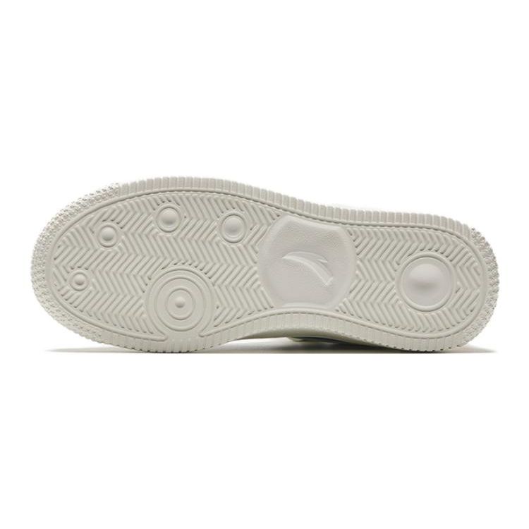 Anta Antiskid Wear Resistant High Top Kids Skate Shoes Kids Sneakers White Blue A312338034-1