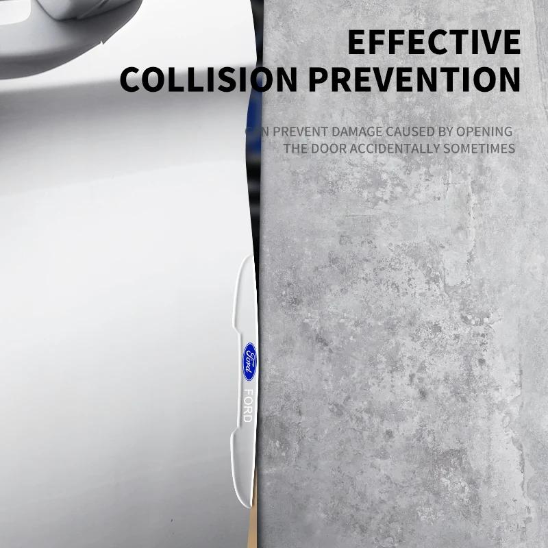 Hot New Transparent Car Door Anti-collision Protector Bumper Strip Sticker For Ford Fiesta Mondeo Fusion Explorer Escape Shelby