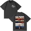 Alex Warren 2026 Tour Album Print TShirt Unisex Fashion Cotton Loose Casual Oversized ShortSleeve Women And Unisex TShirt