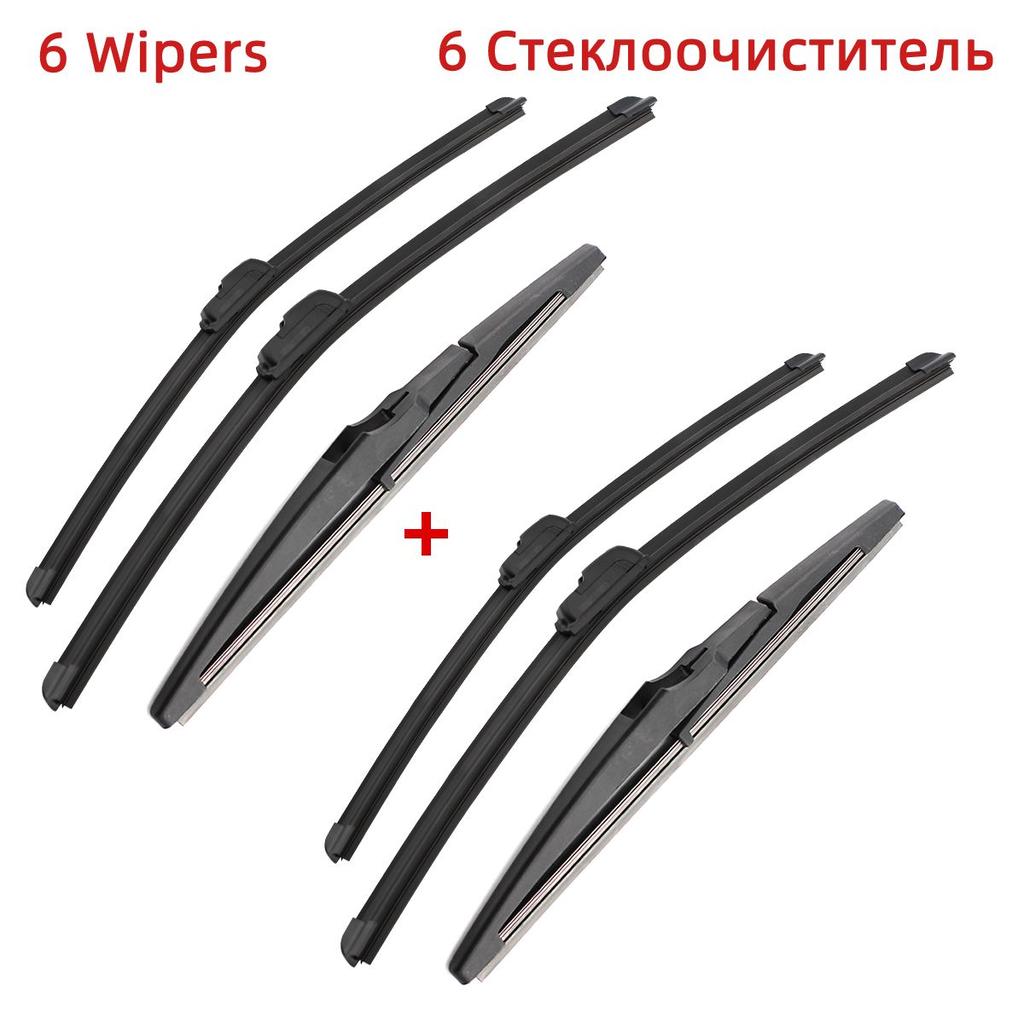 3 шт. щетки стеклоочистителя для Chevrolet Cruze Estate Wagon J300 2012-2015 24 "18" 10 "подходят для переднего лобового стекла, щетки для окон, резак, аксессуары