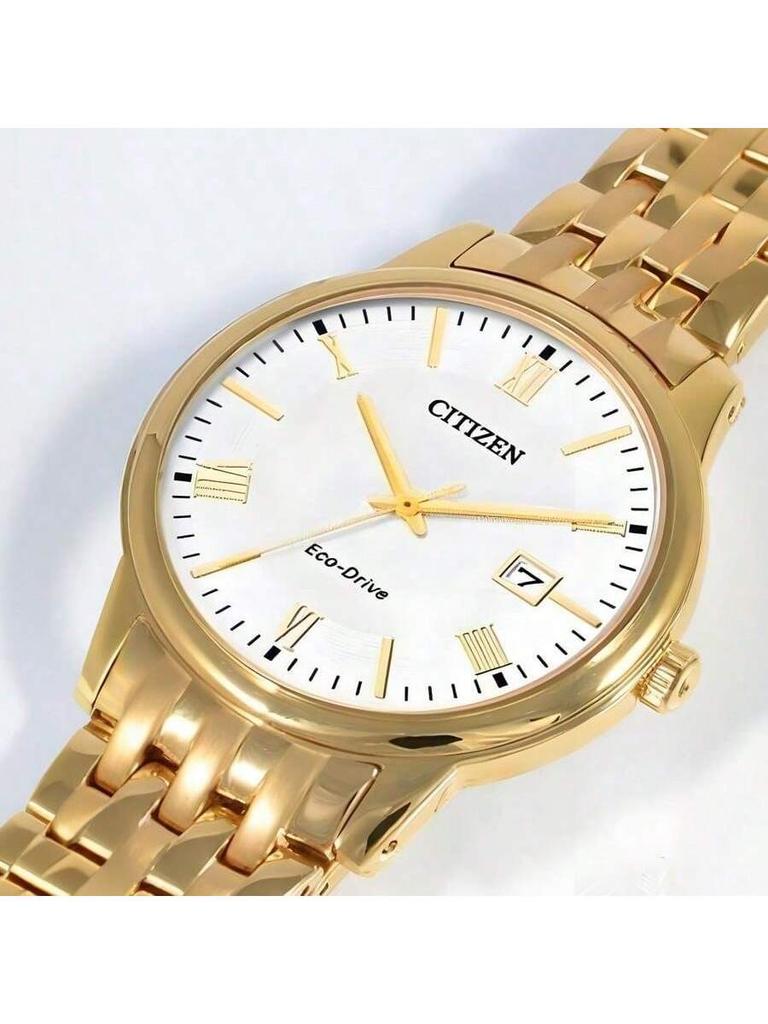 Citizen Мужские аналоговые часы с белым циферблатом - BM6772-56A