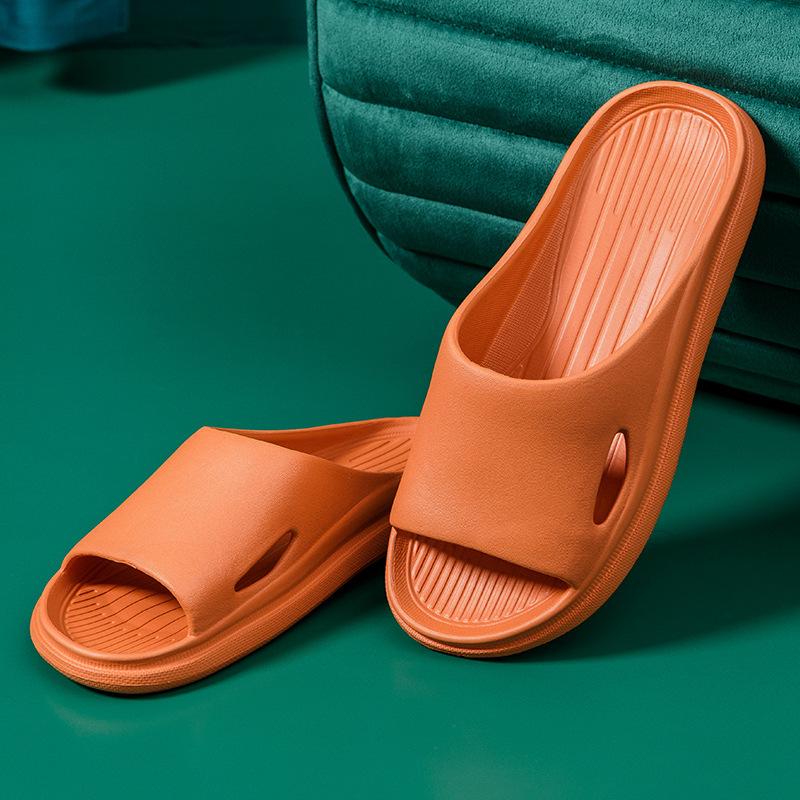 Летние модные женские домашние дышащие тапочки