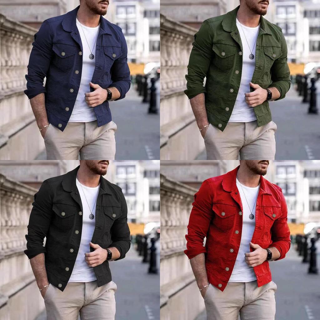 Spring Autumn Mens Casual Jacket With Breathable Cotton Fabric For Youth Sports And Outdoor Wear