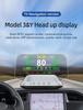 Для Tesla Model 3 Model Y HUD Автоматическое зеркало проекционный дисплей Предупреждение о превышении скорости аккумулятора Навигационный проектор Сигнализация питания HUD система