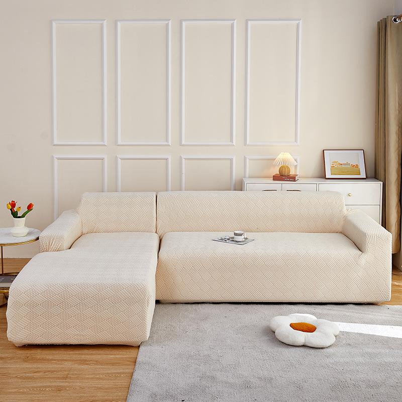 Современный простой чехол для дивана, универсальный универсальный чехол, новый жаккардовый эластичный трансграничный противоскользящий комбинированный чехол для дивана