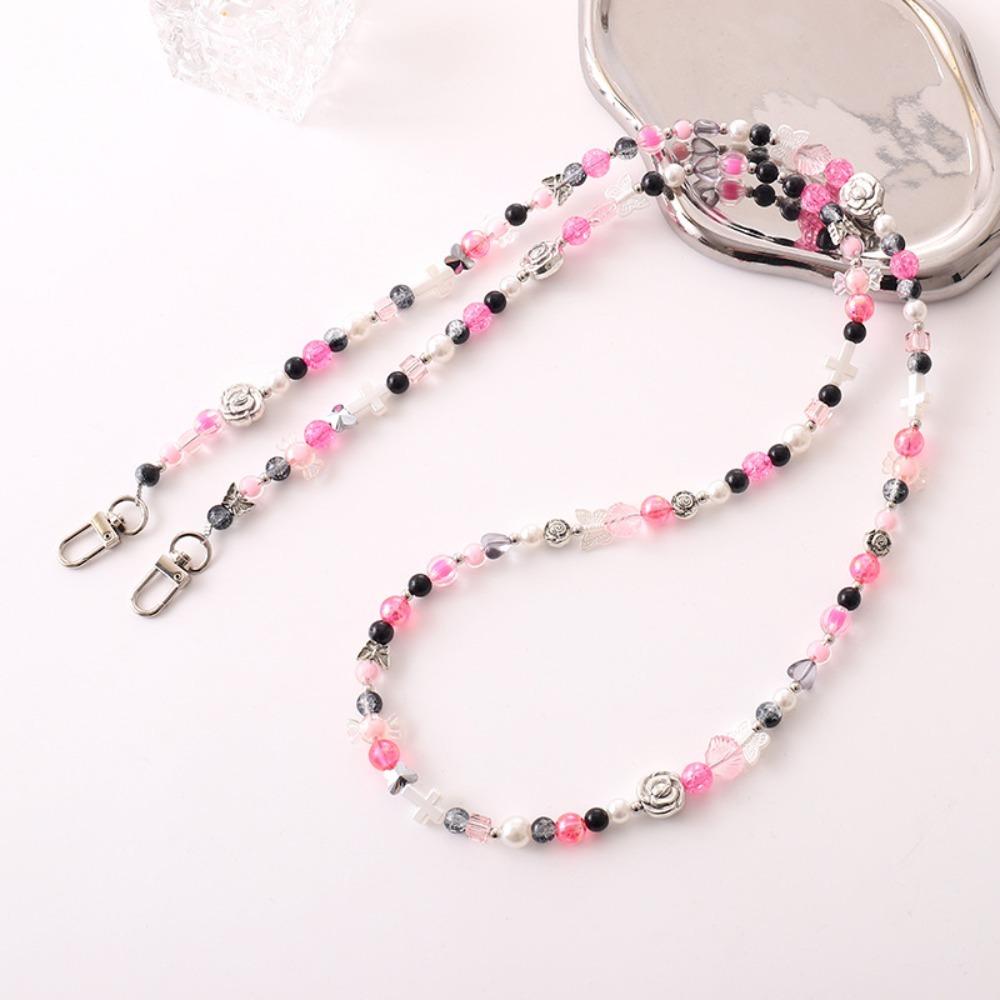 Ремешок-кроссбоди для мобильного телефона против потери, ремешки для телефона на шею в виде сердечек, аксессуары для чехла телефона