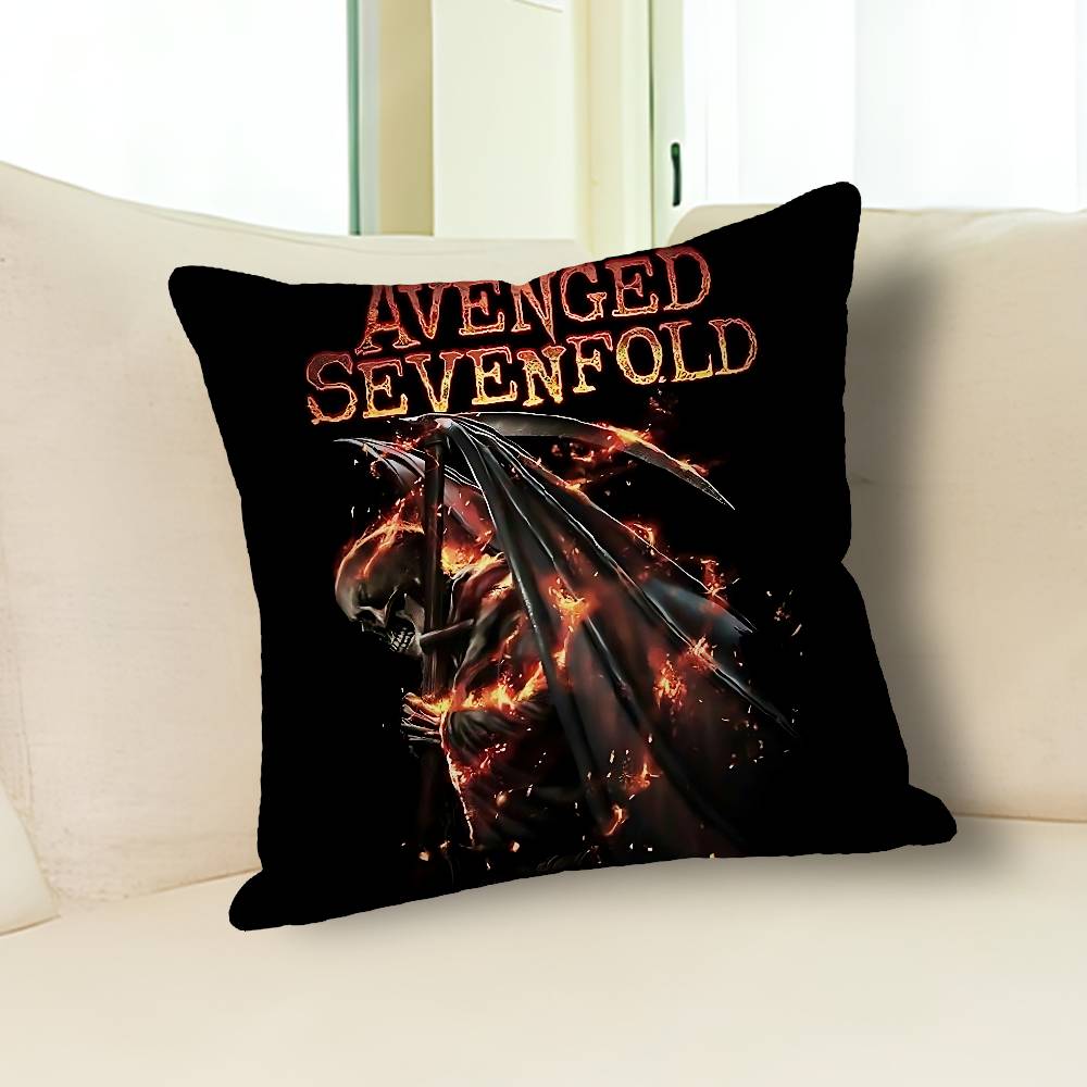 A-Avenged S-Sevenfolds Наволочки для подушек с изображением группы для спальни, гостиной, дивана, домашнего декора, полиэстеровая наволочка на подушку на молнии