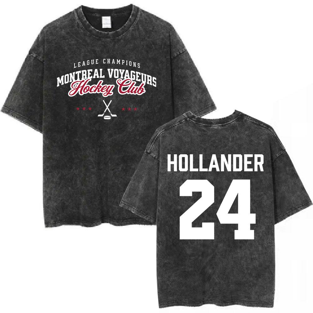 TV Heated Rivalry Shane Hollander Ilya Rozanov Hockey Washed Tshirt Couples Mens Clothing Casual Cotton T Shirts Streetwear
