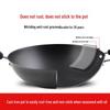 COOKER KING Cast Iron Flat Bottom Wok