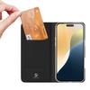 DUX DUCIS Серия Skin Pro Чехол для iPhone 16 Кожаный откидной чехол для телефона с отделениями для карт