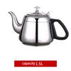 1.2L/1.5L/2L Tea Kettles with Infuser Filter Stainless Steel Thickened Tea Kettle for Hotboiling Pots Gas Induction Home Camping
