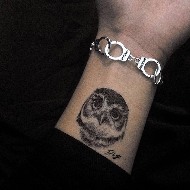 Punk Freedom Handcuffs Bracelet Lover Couple Chain Bangle Jewelry Gift