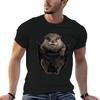 Funny Otter In Pocket Meme Birthday Shirt Otters Lovers Pet Owners T Shirt T-Shirt funny t shir