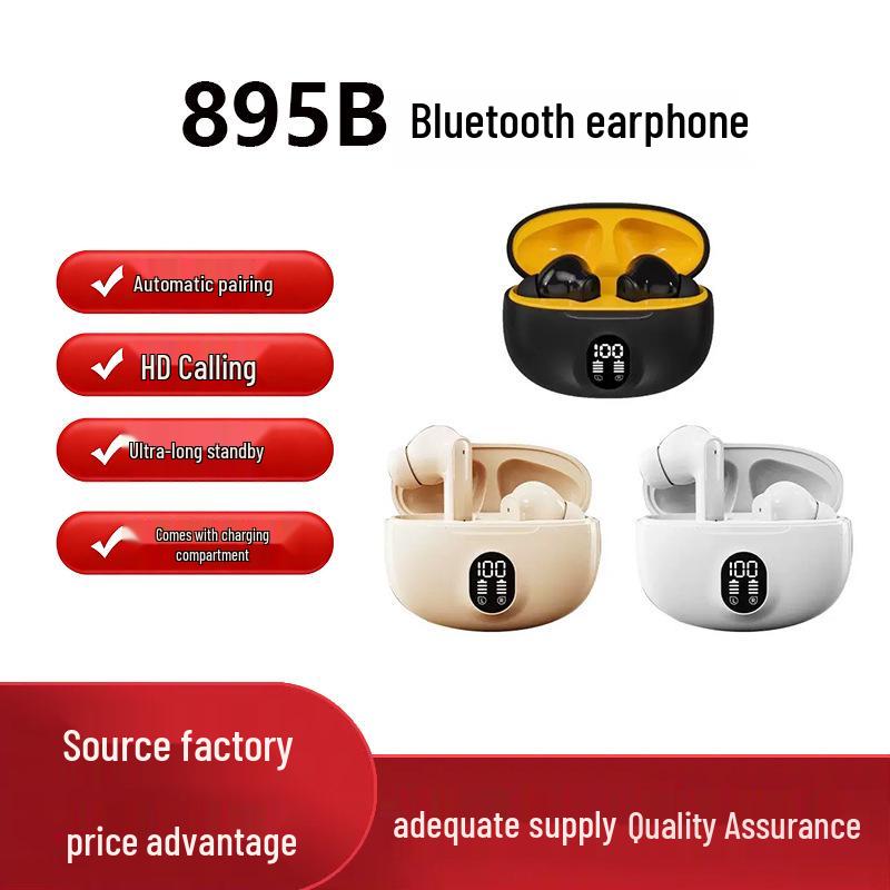 Новые True Wireless Bluetooth-наушники 895B с шумоподавлением и сверхдолгим временем работы от аккумулятора