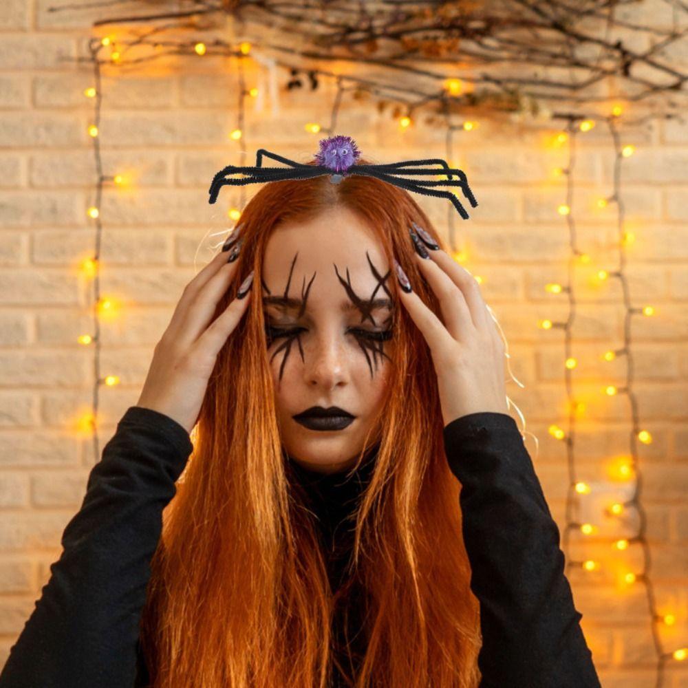 Паук Пауки Заколки Для Волос Длинные Ноги Хэллоуин Головной Убор Волосы Дети Девочки