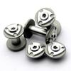 2Sets M4 Fastening Screw for DIY Knife Handle Making Material 416 Stainless Steel Spindle Screw Furniture Mounting Rivet
