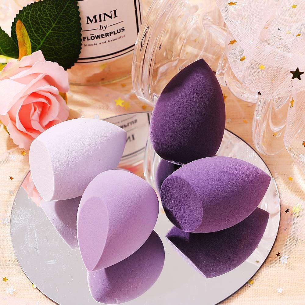 4 шт., женская губка для макияжа, губка для макияжа, пудра, губка для красоты, инструменты