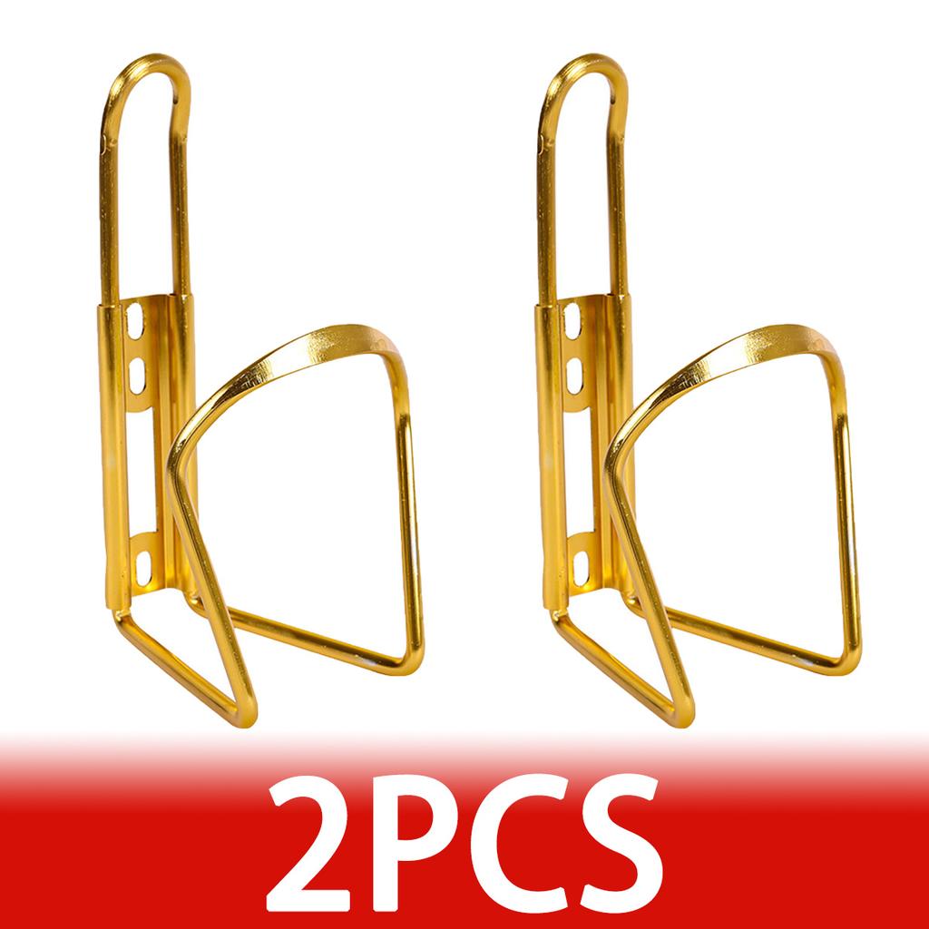 Держатель для бутылки с водой для горного велосипеда, из алюминиевого сплава, клетка для фляги для напитков, велосипедный многоцелевой кронштейн, велосипедное оборудование, 2 шт.