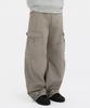 UNDEROFF Wide Cargo Curved Pants Brown