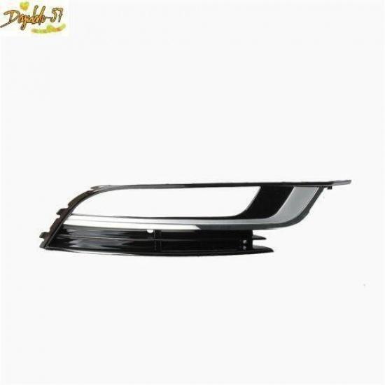 Right Side Black & Chrome Fog Light Grille Cover Panel For VW CC 2013-2016 2017