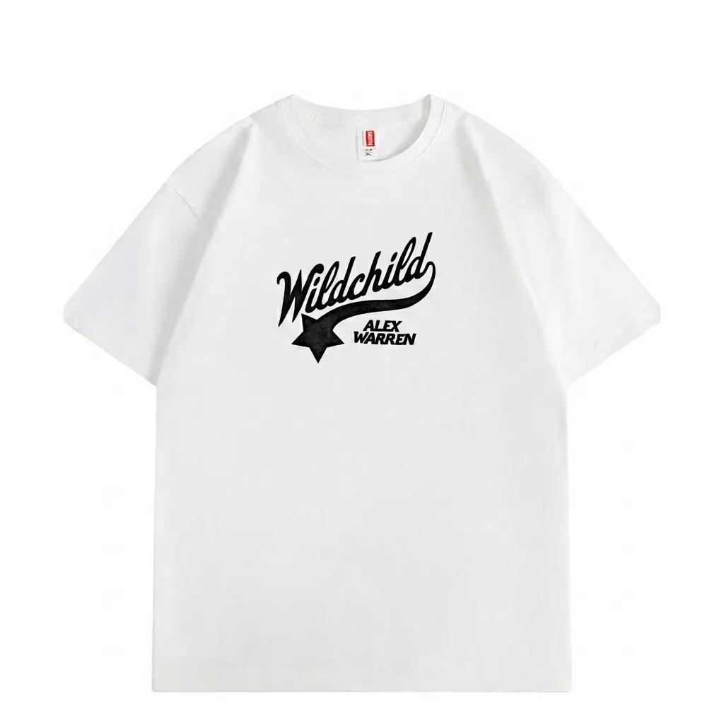 Hot Sale Alex Warren WILDCHILD Album Poster Graphic Print T-shirt Summer New Tee Men Women Loose Casual Oversize Top O-neck Cotton Summer New Tee