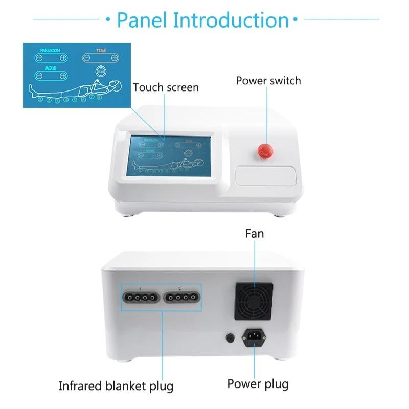 Профессиональный портативный аппарат для похудения с помощью давления воздуха с функциями сауны, лимфодренажа, массажа и терапевтической одеждой, подходит для салонного использования