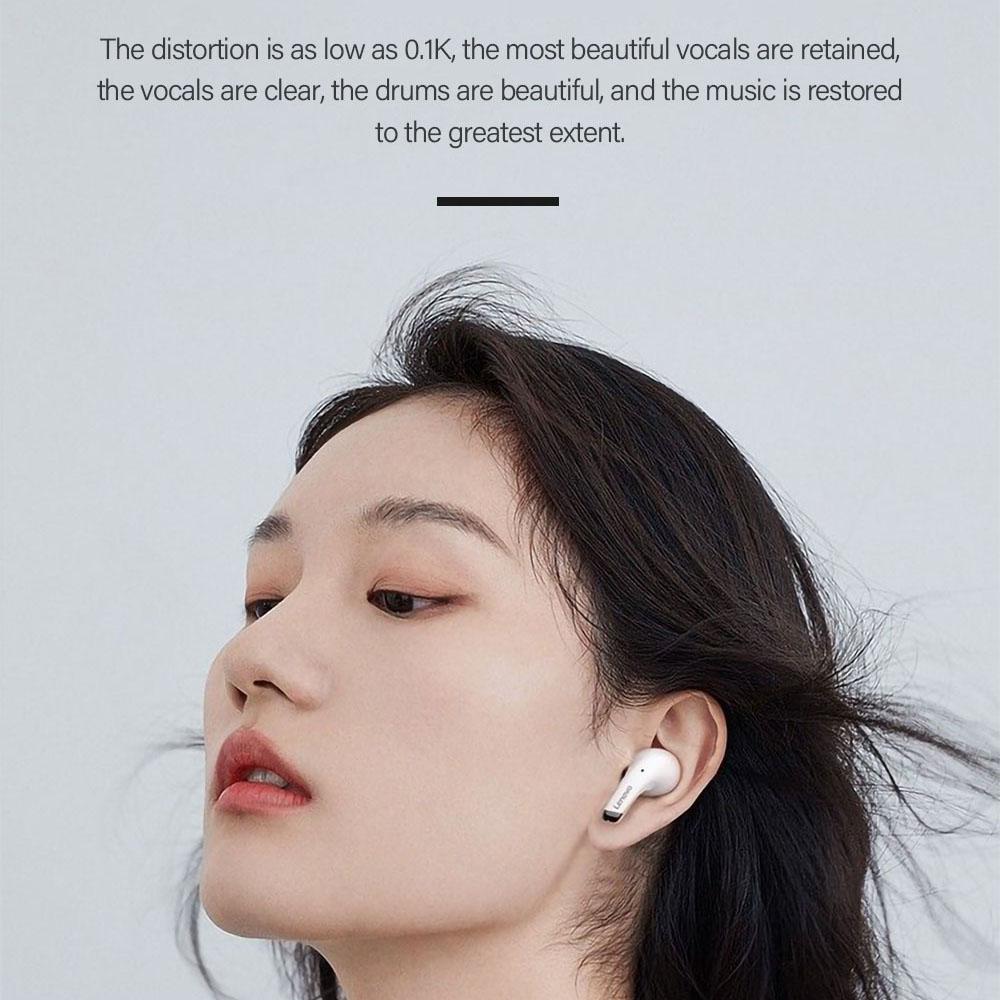 Lenovo LP5 Мини Bluetooth наушники 9D стерео водонепроницаемые беспроводные наушники для iPhone 13 Xiaomi Bluetooth наушники с микрофоном